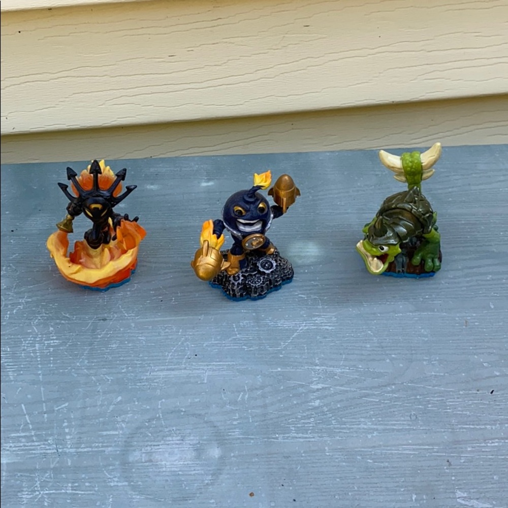 Skylanders Smaolderdash,countdown and slobbertooth